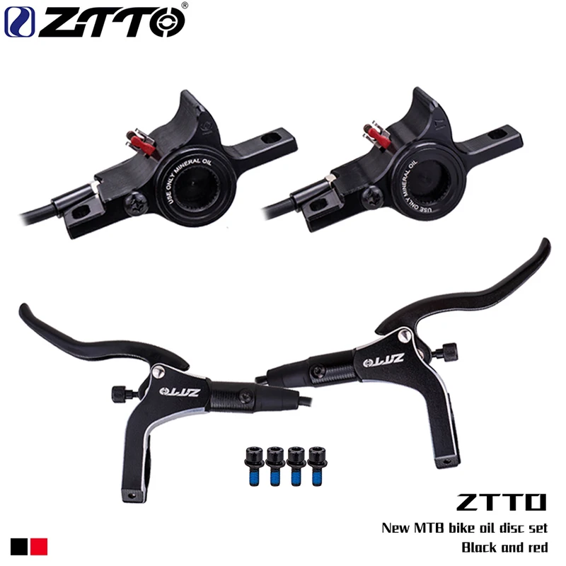 

ZTTO MTB Hydraulic Disc Brake V1 CNC Bicycle Brake Lever Calipers Rotor 160mm Bike Oil Disc Brake Ebike Power Cut M6100 MT200