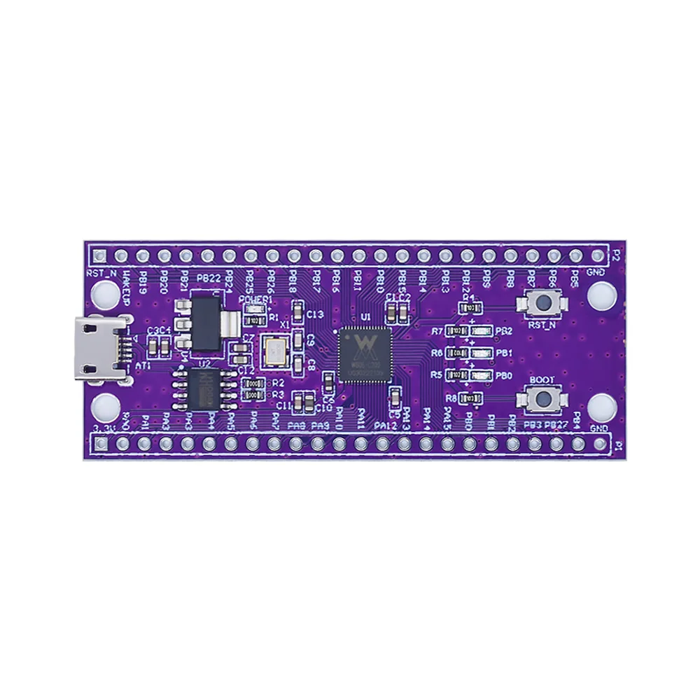 W806 микроконтроллер 240 МГц 5-8Bit STM32 макетная плата CH340 IoT MCU чип CDK окружающая среда