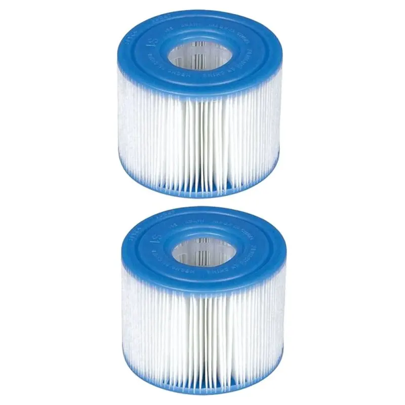 

2 Pack Swimming Pool SI Type Replaceable Filter Pump Barrel Simple Set