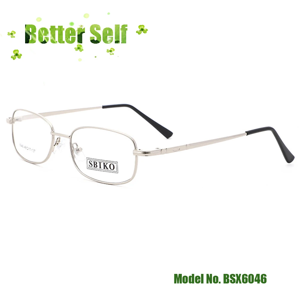 Новинка 6046 мужские очки прямоугольные металлические с полным ободком могут быть