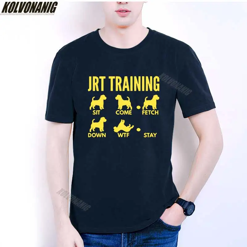 

JRT-TRAINING Dog Dad Graphic T Shirt For Men 2021 Cotton Harajuku Anime Clothing Streetwear Hip Hop Plus Size T-Shirt Friends