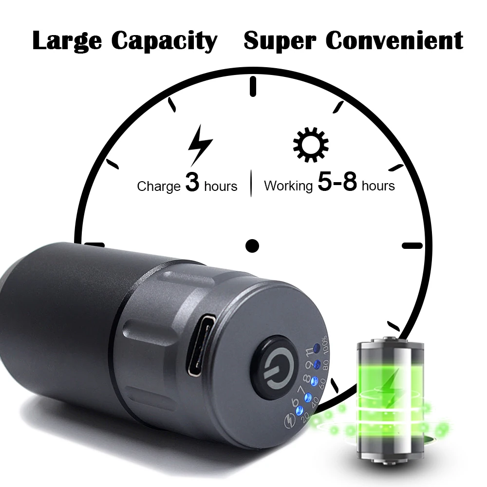 Беспроводной блок питания для тату машинки RCA перезаряжаемая батарея