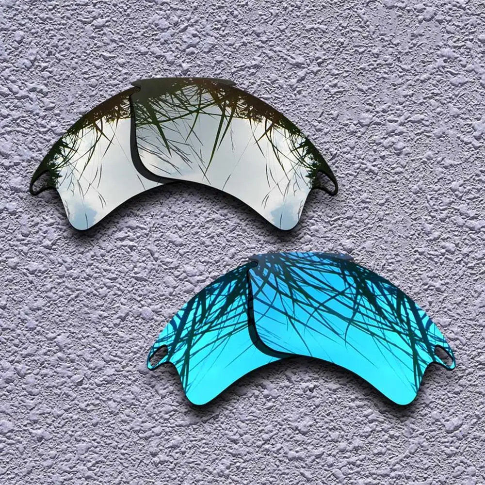 2 Pairs Polarized Replacement Lenses for Oakley Fast Jacket XL Sunglasses- Multiple Choices