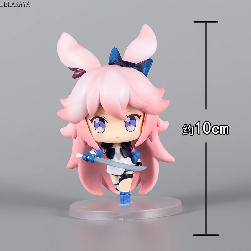 2 шт./компл. игра Honkai Impact черный ядерный эрозии Броня Zaychik Yae Sakura версии MmiHoYo ПВХ