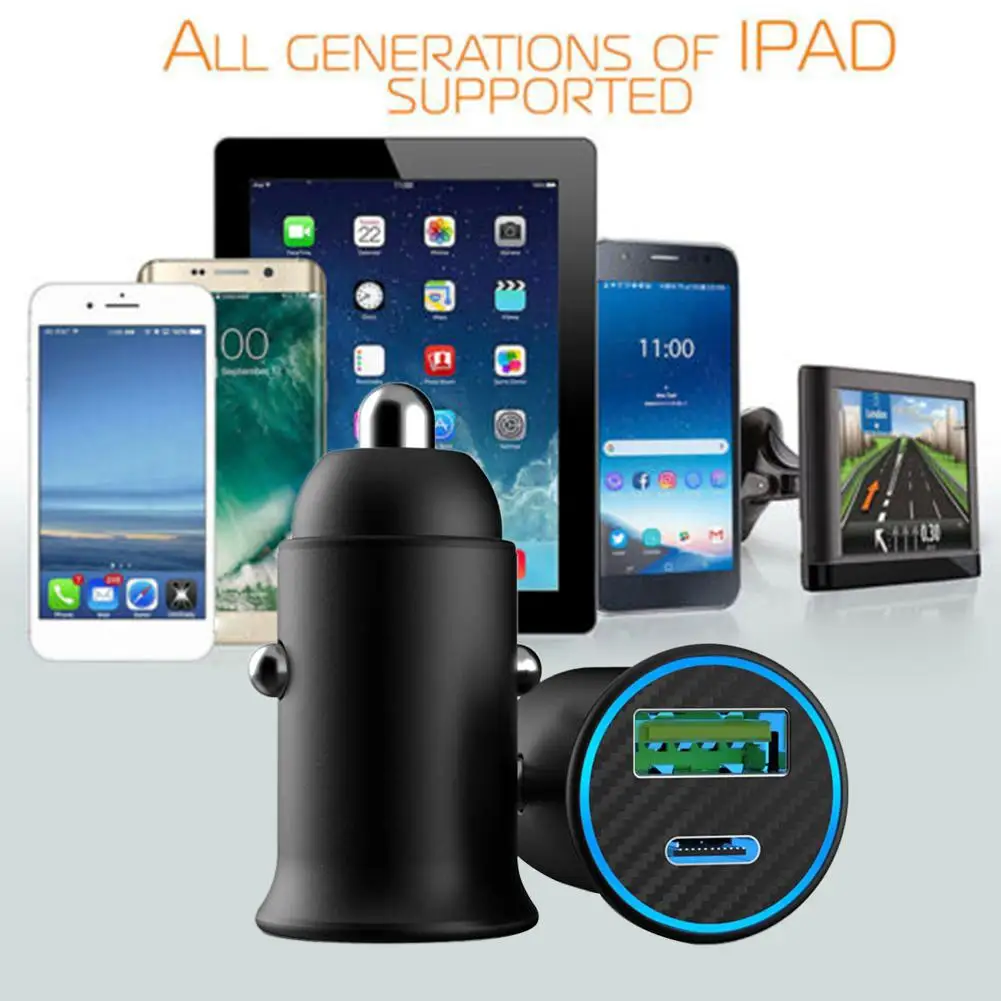 Зарядное устройство быстрой зарядки 3 0 Металлический PD Быстрая зарядка