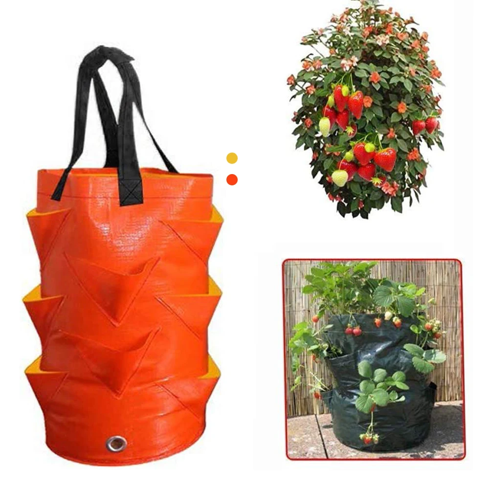 Мешок для выращивания клубники контейнер с несколькими отверстиями садовые