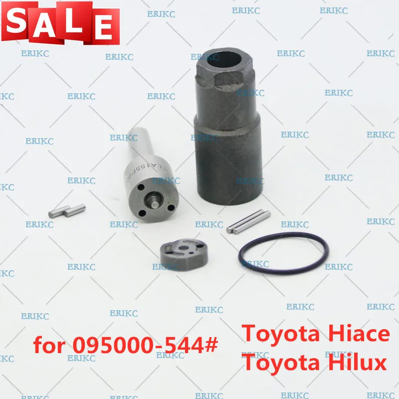 

095000-544# Fuel Injector Overhaul Repair Kits Spayer Nozzle DLLA155P863 Control Valve Plate 10# for 095000 5440 Toyota Hilux