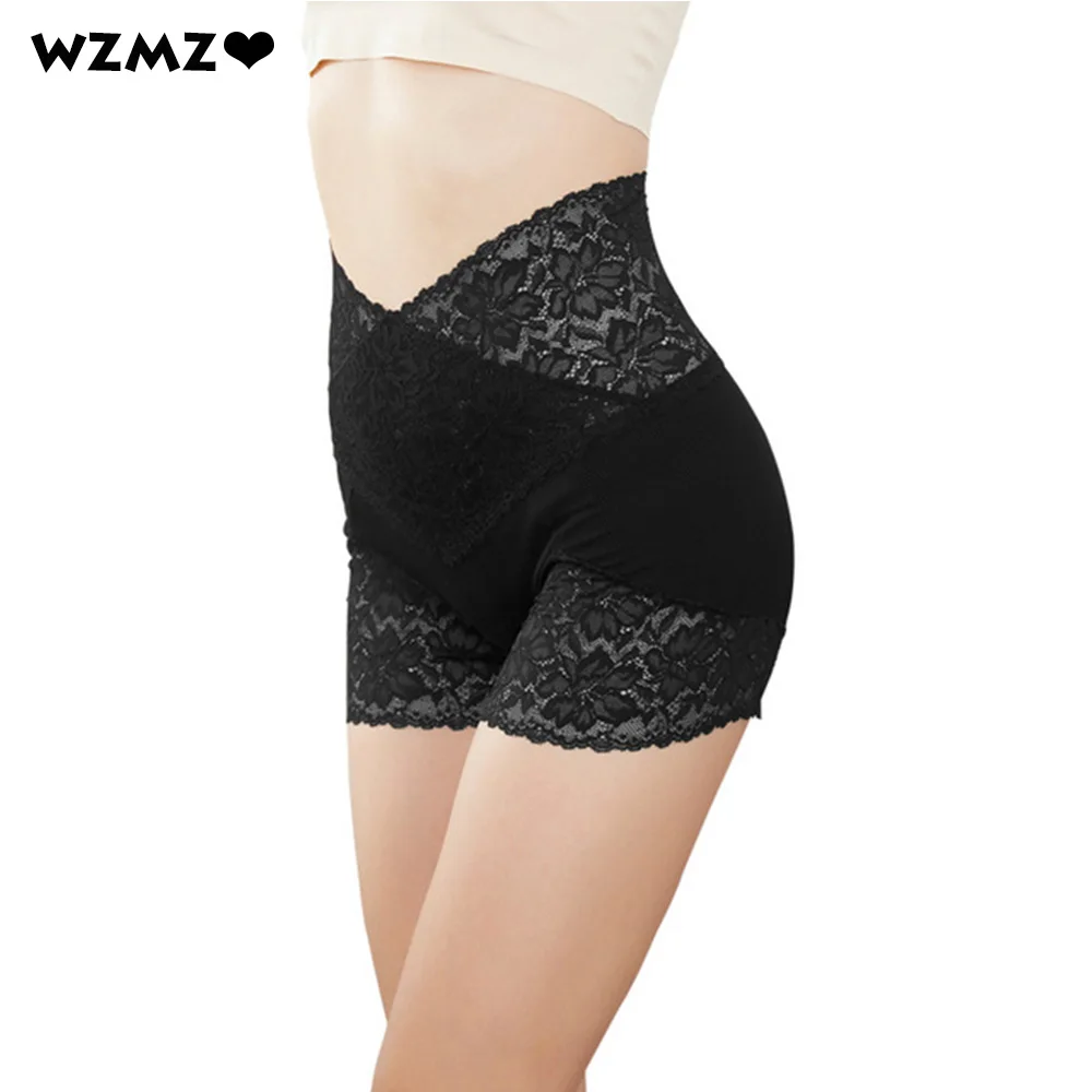 

Women Boyshorts Body Shapewear Panties High Elastic Control Breathable lingerie Sexy Lace Lingerie Female Pants Abdomen Corset