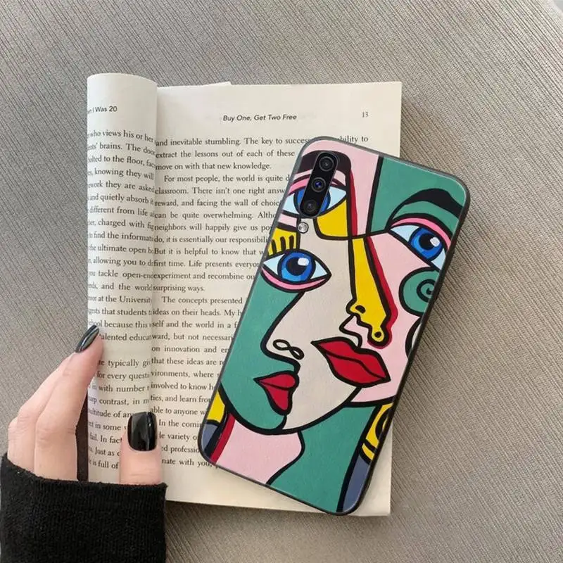 

Picasso abstract Art painting Phone Case For Samsung galaxy A S note 10 7 8 9 20 30 31 40 50 51 70 71 21 s ultra plus