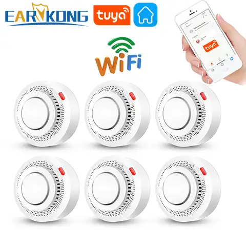 Датчик дыма tuya wifi
