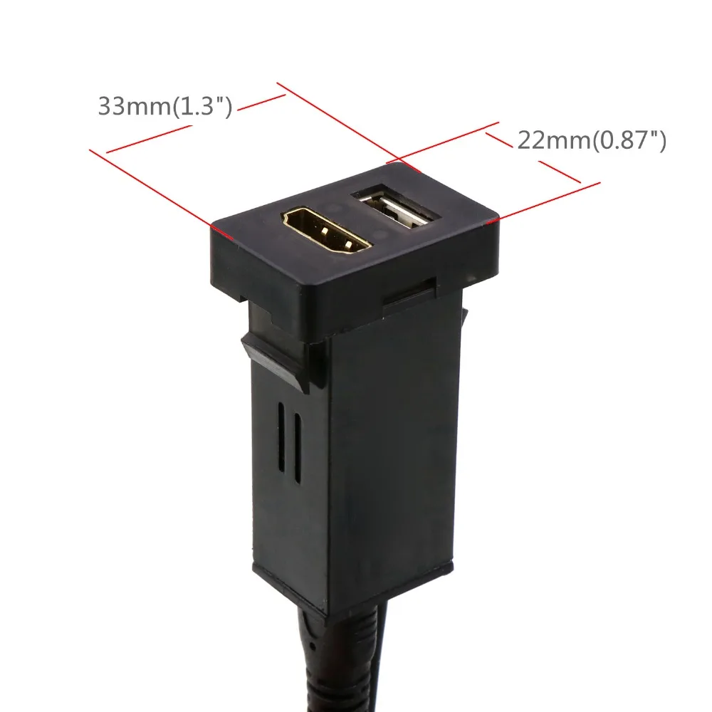 Автомобильное зарядное устройство QC3.0 с разъемом HDMI для TOYOTA Camry Corolla Yaris RAV4 eiz Land