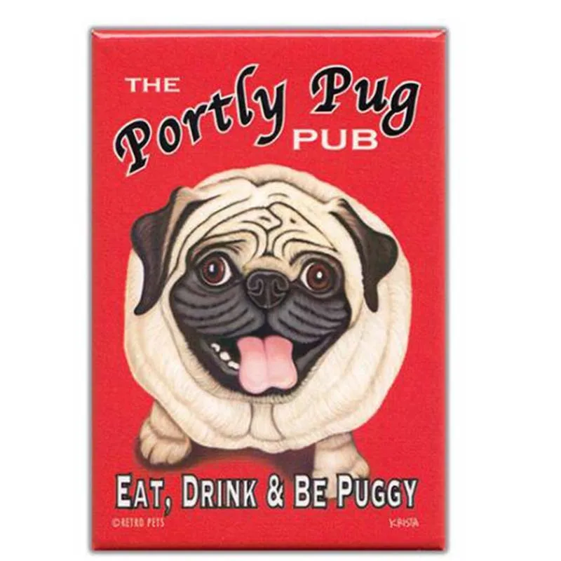 

American Style Animal Pet Dog Cat Decor Wall Art Painting Poster Vintage Metal Tin Signs Home Bar Living Room Decoration 20*30cm