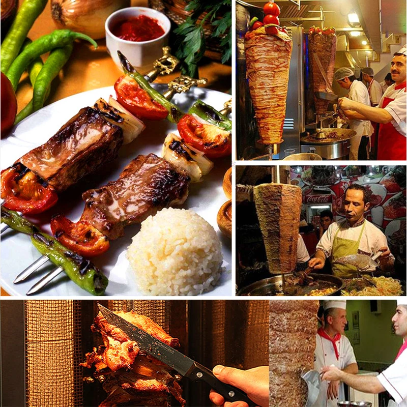 Электрический для шаурмы 220 В турецкий барбекю | Бытовая техника