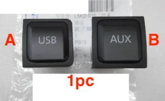 

1PC for VW New Bora old Sagitar Golf 6 Scirocco USB switch AUX switch socket