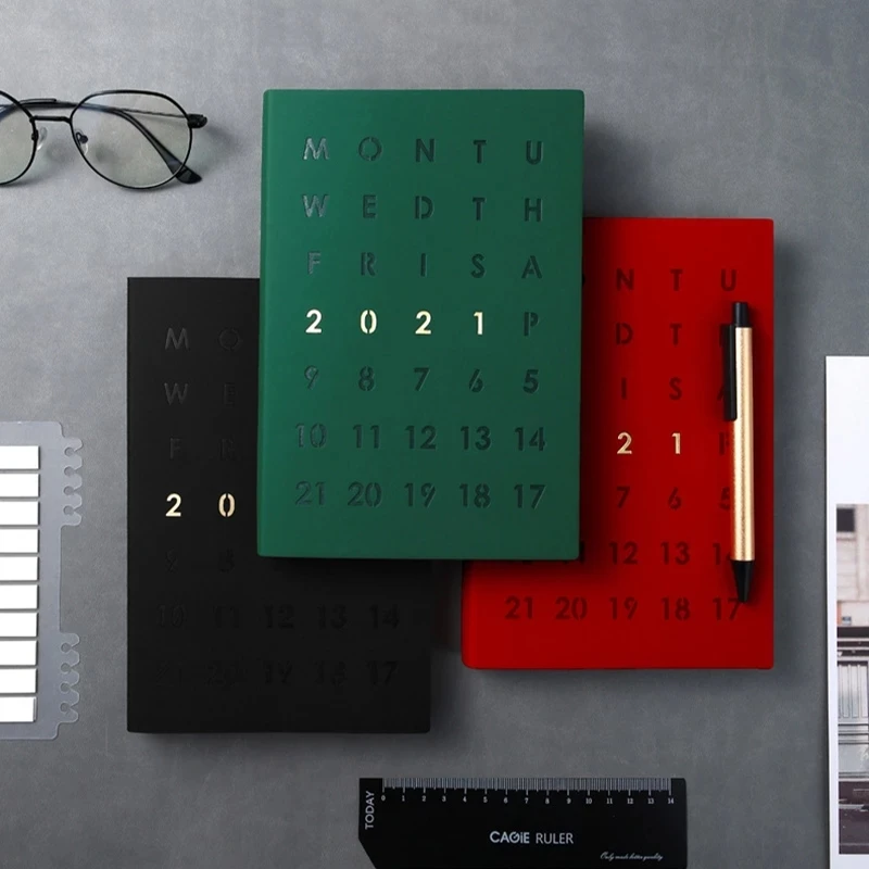 

2021/2022 Agenda Planner Organizer A5 Notebook Stationery Diary Journal Office Notepad Weekly Note Book Daily Plan Sketchbook