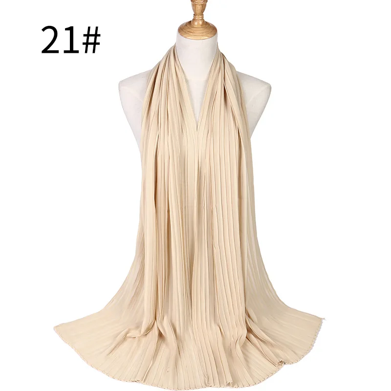 Мусульманские женщины пузырьковый жатый шифон хиджаб шарф foulard femme musulman шали исламский головной платок одежда hijabs