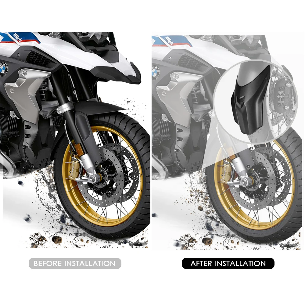 KEMiMOTO для BMW R1200GS один набор брызговик шин Hugger Крыло Fender Для R 1200 GS LC ADV 2013 2017 передний