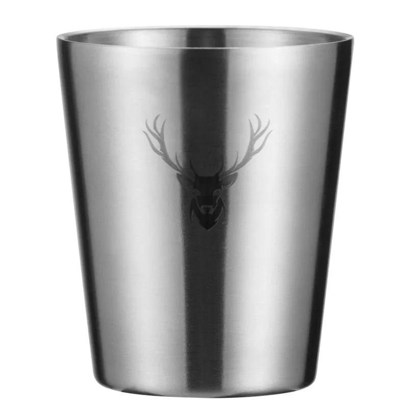 Милый рисунок пивная кружка 304 Нержавеющая сталь Кофе с двойными стенками Кухня