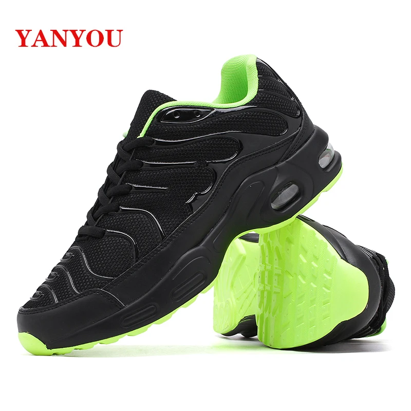 

Мужские беговые кроссовки YANYOU, дышащая сетчатая спортивная обувь, нескользящая амортизирующая спортивная обувь для тренировок и бега