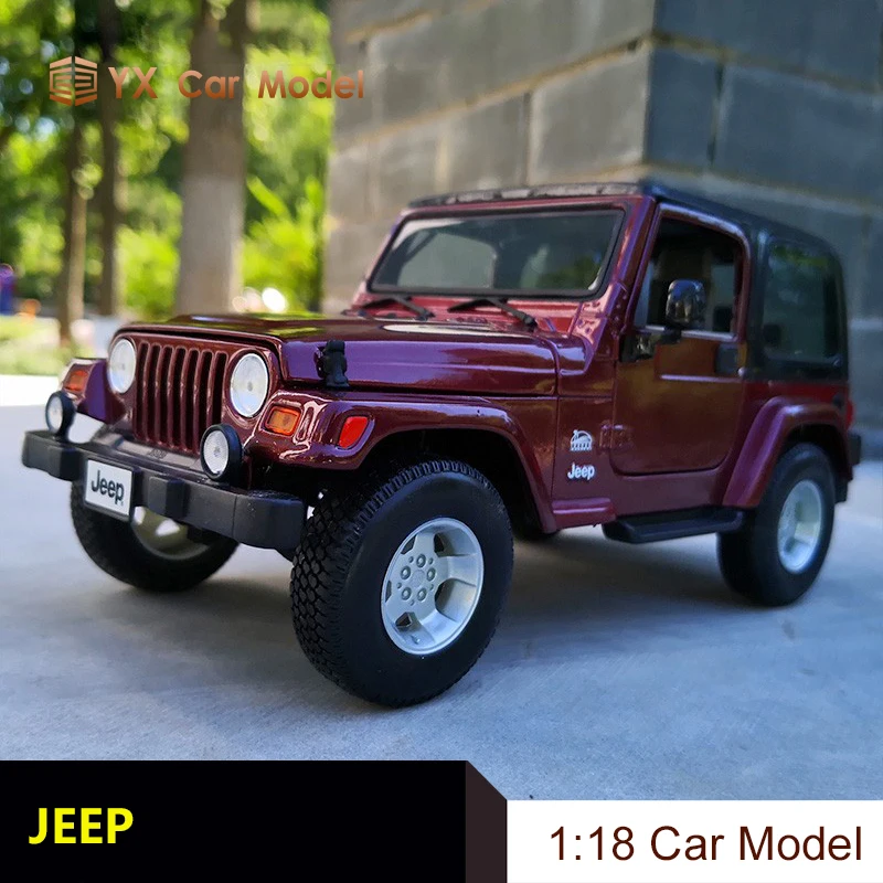 

1:18 Jeep Wrangler Robin Hood имитация сплава off-модель дорожного транспортного средства car toy boy коллекция украшений