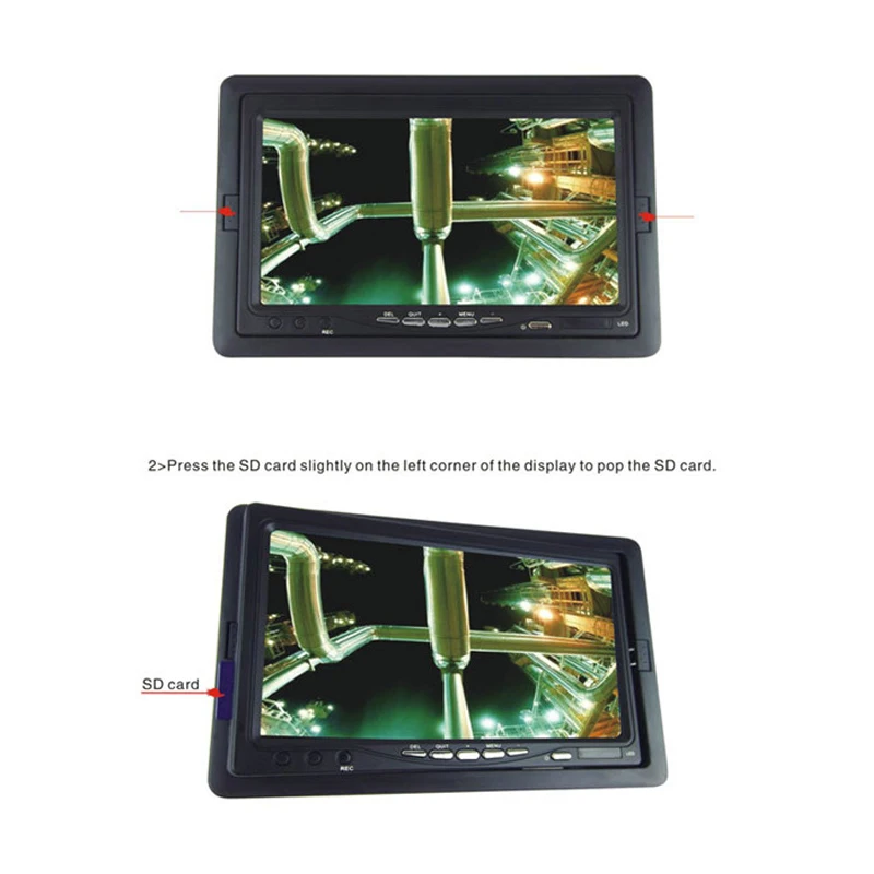 9inch LCD Monitor Pipe Wall Video Inspection System DVR Function With 8GB Card 23mm HD Pipeline Camera 20m Cable Reel | Безопасность и
