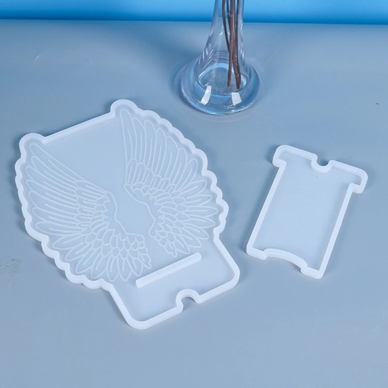 

Crystal Epoxy Resin Mold Phone Holder Cellphone Bracket Casting Silicone Mold