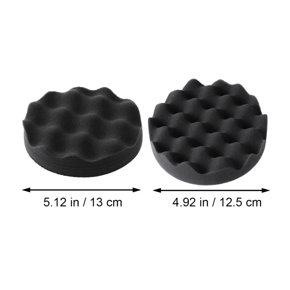 

2 Pcs 5 Inch Waxing Polish Sponge Applicator Pads for Vehicle Glass