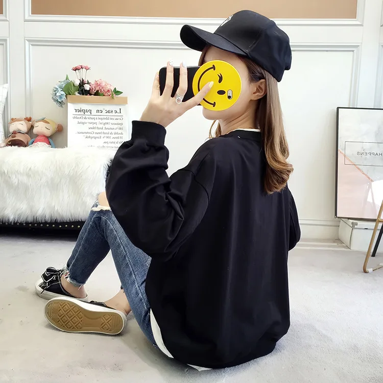 

Printed Sweatershirt Autumn and winter Women Sweatershirt Casual Top Woman Hoodies one