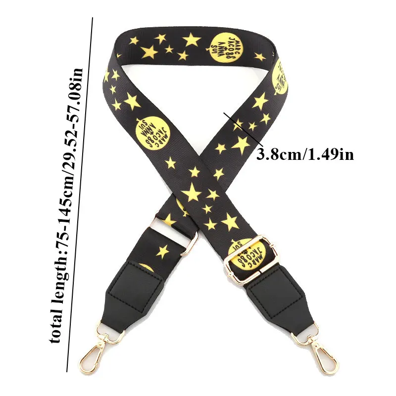 Women's Bag Shoulder Strap Color Nylon Cotton Bag Belt Lengthening Wide Belt Leather Bag Strap Replacement Belt Handles For Bags