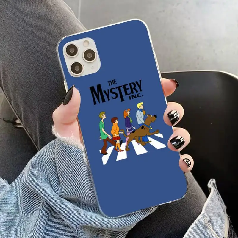 

YNDFCNB Scooby Doo Phone Case for iPhone 11 12 pro XS MAX 8 7 6 6S Plus X 5S SE 2020 XR case