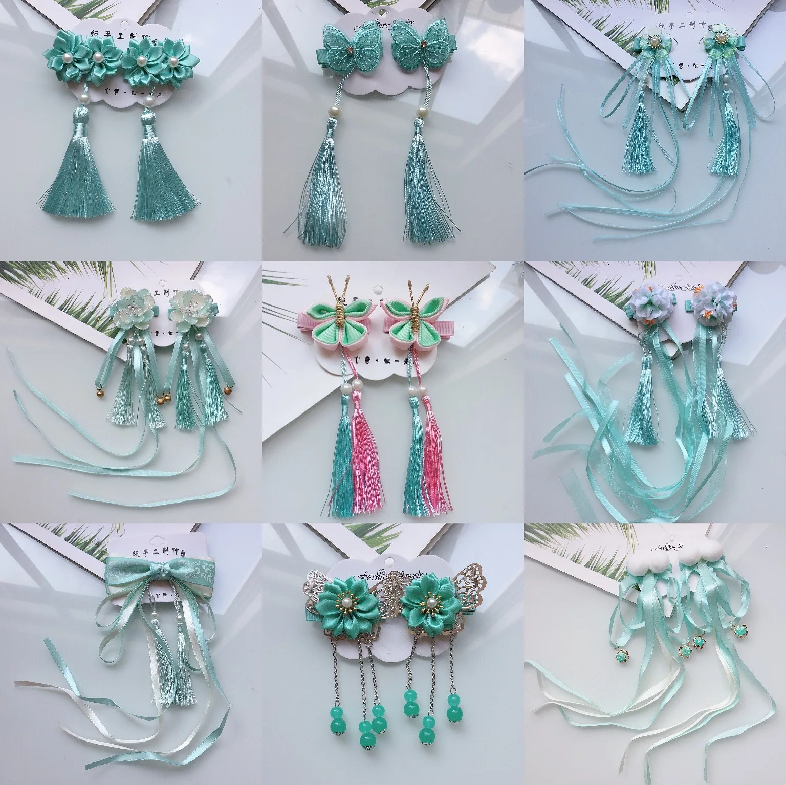 Бирюзовая антикварная шпилька для волос маленькой девочки wyисточник аксессуары