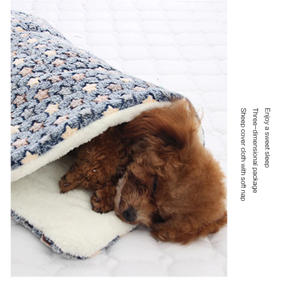 Утолщенное мягкое одеяло для домашних животных коврик кровати щенков собак