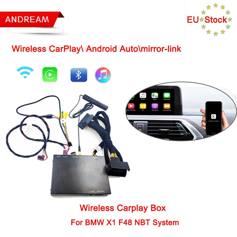 Автомобильный Mirrorlink Airplay Android Авто CarPlay Box комплект для модернизации BMW X1 F48