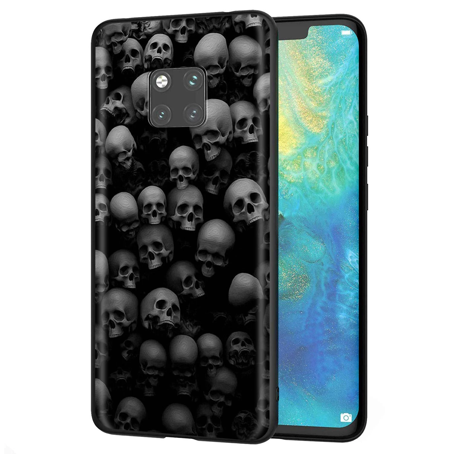 Силиконовый чехол YIMAOC с черепами ужасов для Huawei Mate 30 20 Honor 10 8x Nova 3i 3 P30 Lite Pro |