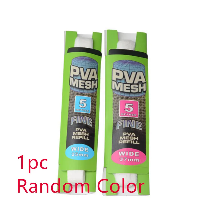 Random Color 1pc 5 м ПВА растворимые узкие рыболовные сети пополнения чулок приманки мешок защиты рыболовной сети - Цвет: Random Color 1pc