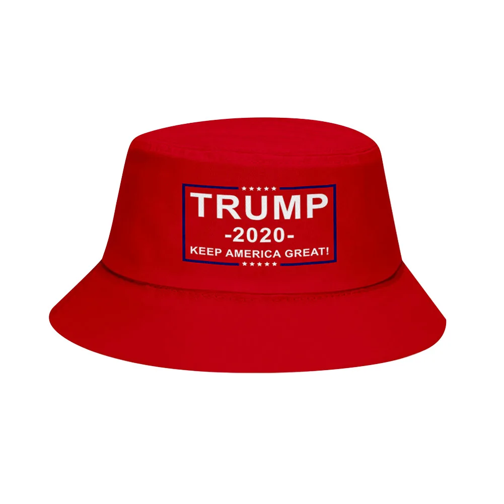

Soft Travel President Trump Beach Fashion Fisherman Cap Cotton Blend Sun Protection Bucket Hat Street 2020 Keep America Great