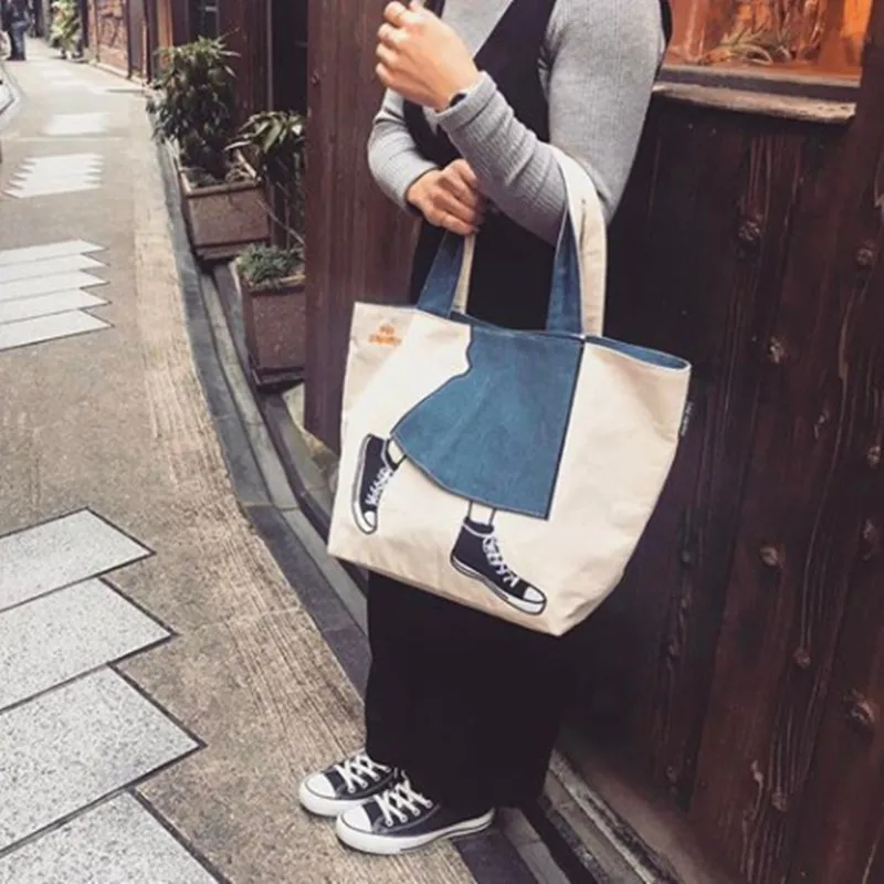 

Cartoon Prints Crossbody Bag for Women Luxury Brand Women Handbags High Quality Canvas Purses and Handbags Sac Bandouliere Femme