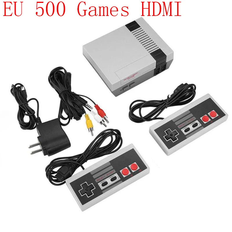 EU 500 Game HDMI Out 600/620 игры HDMI выход Ретро Классический ТВ Видео Игровая приставка для упрощенной версии классический для пульта NES - Цвет: EU 500 Game HDMI Out