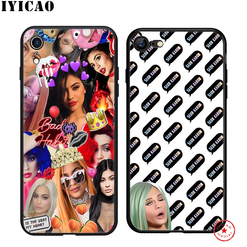 IYICAO Kylie Jenner мягкий чехол для телефона iPhone 11 Pro XR X XS Max 6 6S 7 8 Plus 5 5S SE силиконовый TPU |