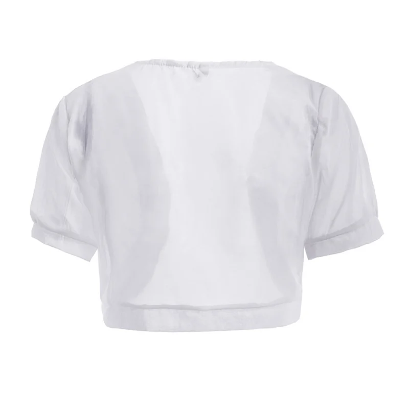 2019 женская элегантная Новая мода Дизайн короткий шифон Маленькая шаль кардиган