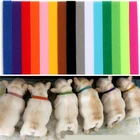 Многоцветные идентификационные ошейники, 15 шт.компл., бархатные практичные нейлоновые ошейники для котят, собак, кошек, многоразовые идентификационные ошейники для щенков, товары для домашних животных