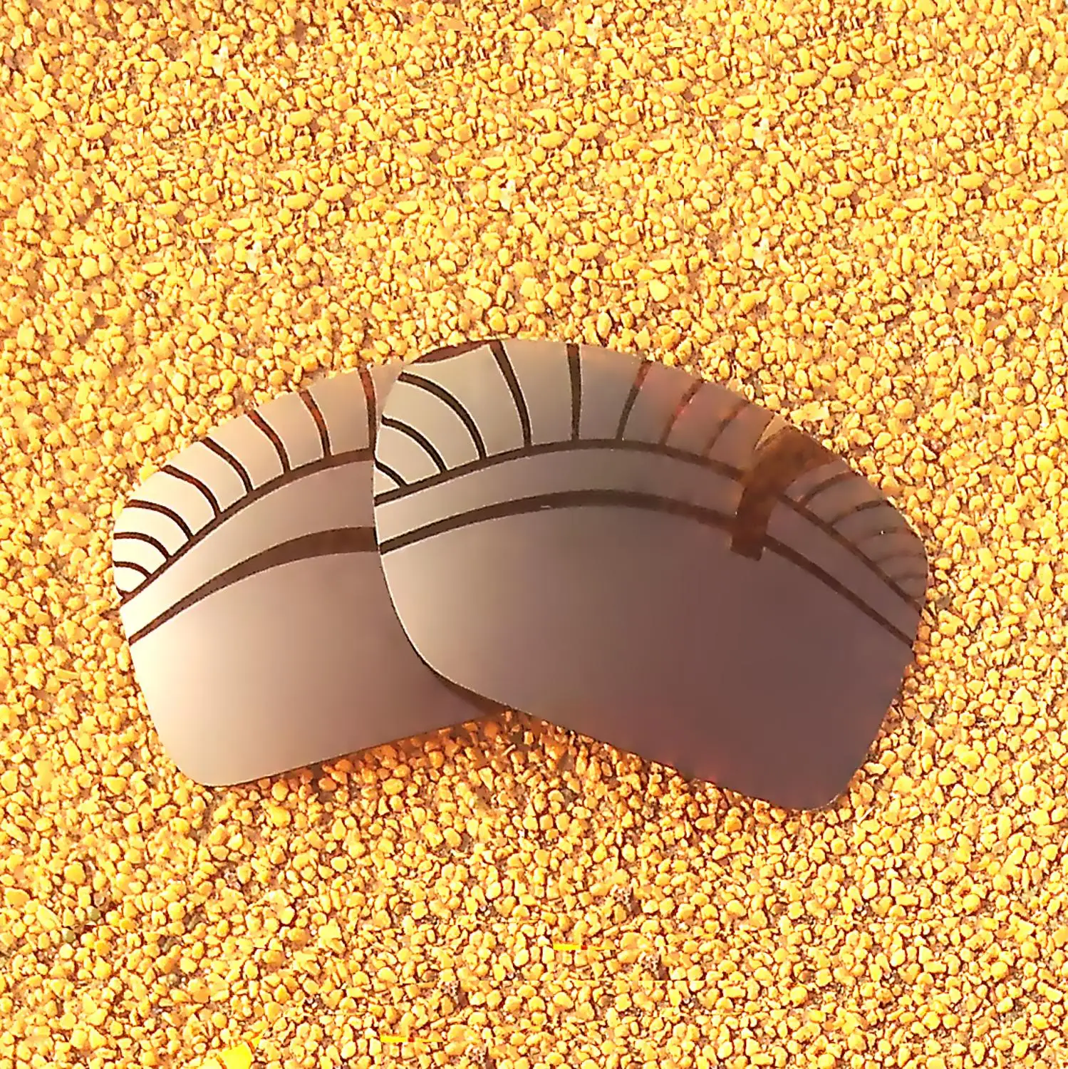 Зеркальные Сменные поляризационные линзы цвета голубого и бронзового золота для