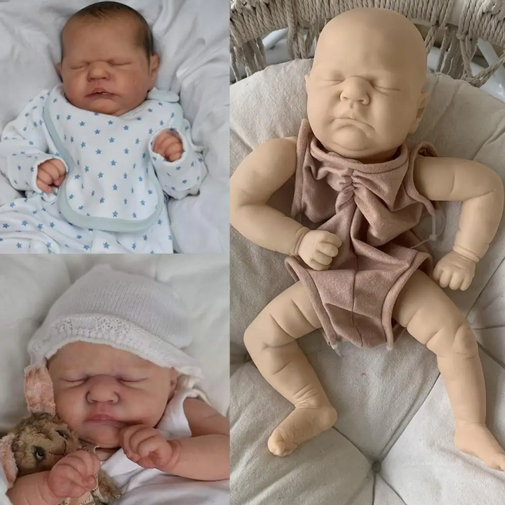 

18 Inches Reborn Kit Limited Edition Lifelike Unpainted Kit Soft Unfinished Diy L4i0