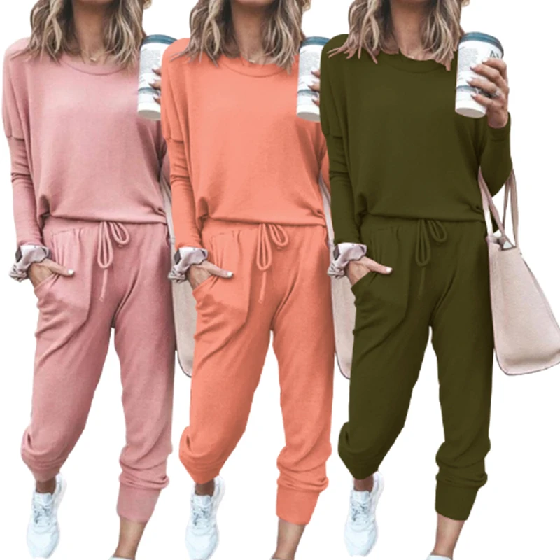 

Fashion Spring Autumn Sports Long-sleeved Sweatshirts Jogging Suits Women Sportswear Running Suits Fitness Gym Sportswear