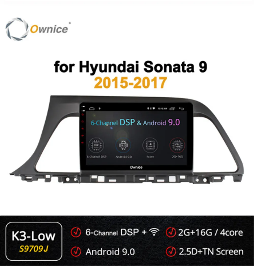 Ownice 4 ядерный Android 9 0 автомобильный DVD плеер для Hyundai Sonata Gen LF 2015 2016 2017 k3 k5 k6 головные
