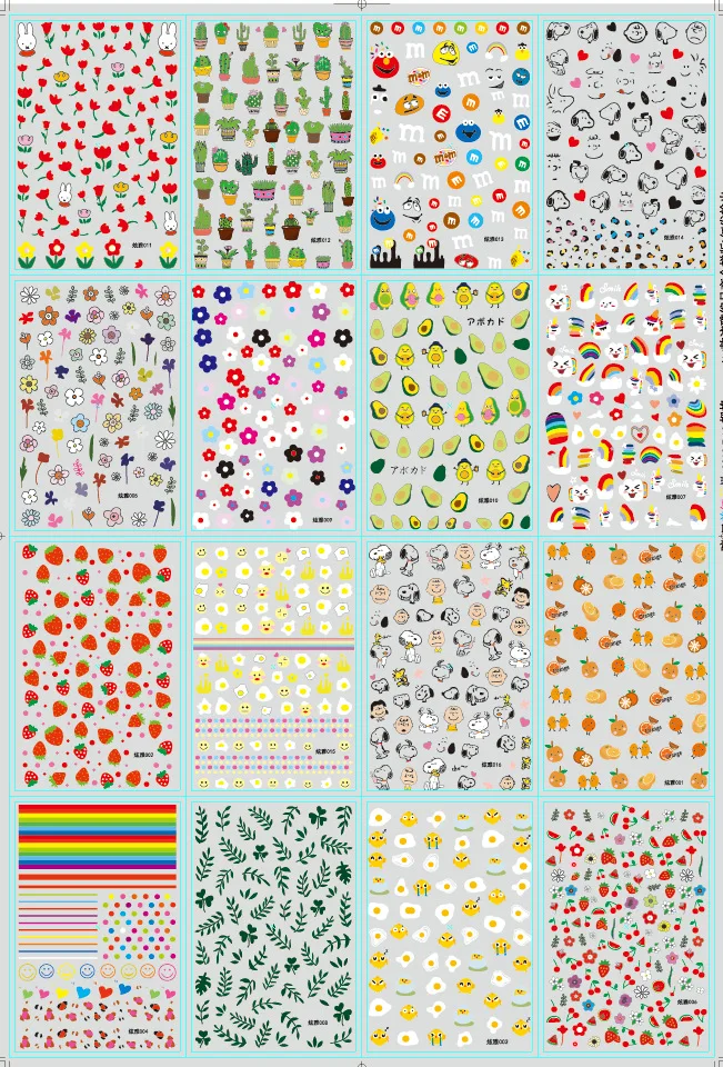 

16sheets/lot SNST03 Nail Sticker