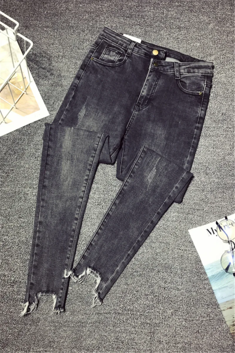 Женские модные повседневные джинсовые брюки XC2 Новинка весна-осень 2019 | Женская