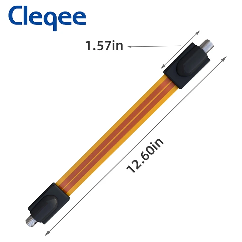 Плоский коаксиальный кабель Cleqee F мама для дома/автомобиля окна двери