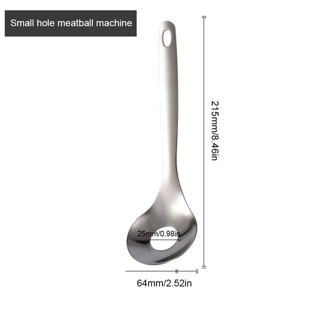 

Meatball Spoon Stainless Steel Meatball Scoop Ball Maker Non-stick Meatball Maker Meat Baller With Long Handle