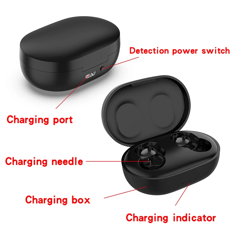 

2020 For Redmi AirDots True Wireless Headset Charging Box,High Working Efficiency And Fast Charging Speed